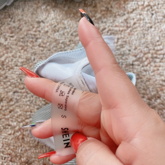 Striped Knot front bardot high cut bikini - Picture 2 of 6